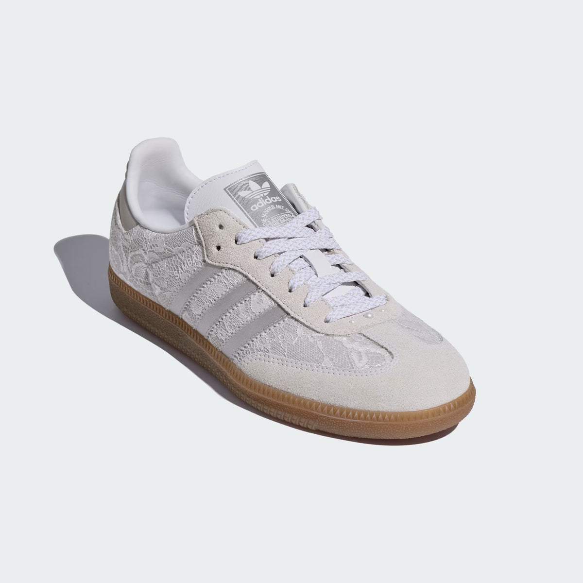 Samba OG W Shoes – White Lace & Gum