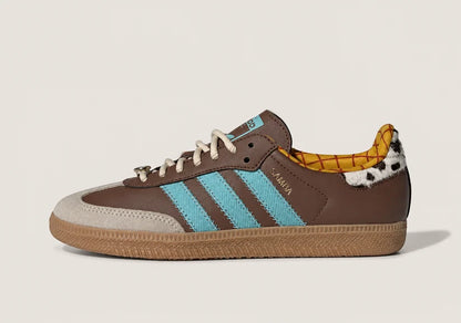 Toy Story Samba OG ‘Woody’ – Brown & Turquoise