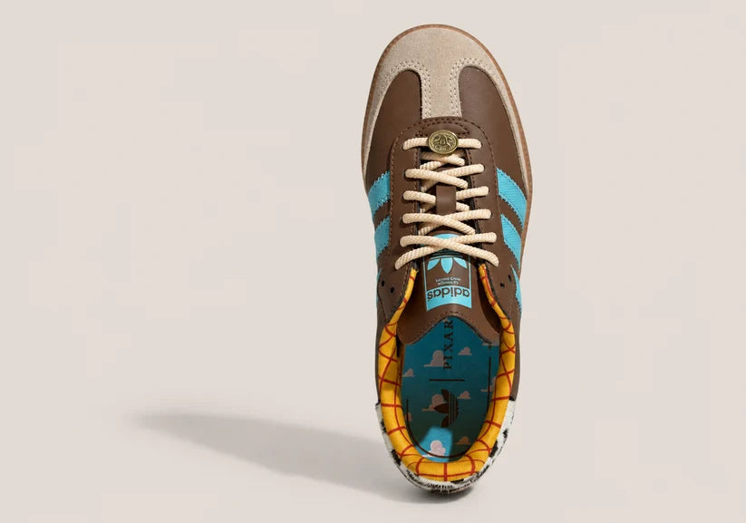 Toy Story Samba OG ‘Woody’ – Brown & Turquoise