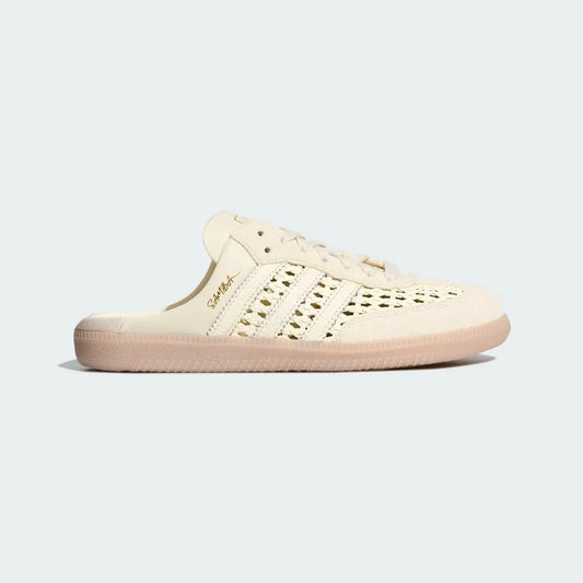 Samba Mule White Cream
