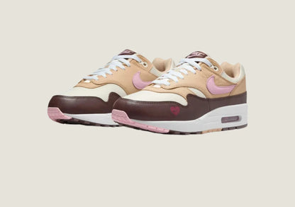 Air Max 1 '87 Coconut Milk/Baroque Brown/Medium Soft Pink