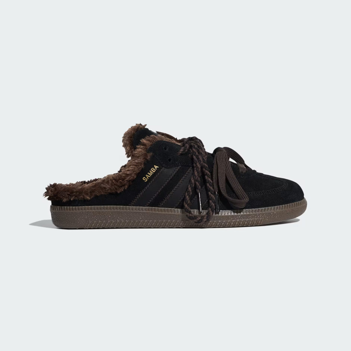 Samba OG Mule Shoes – Black & Dark Brown