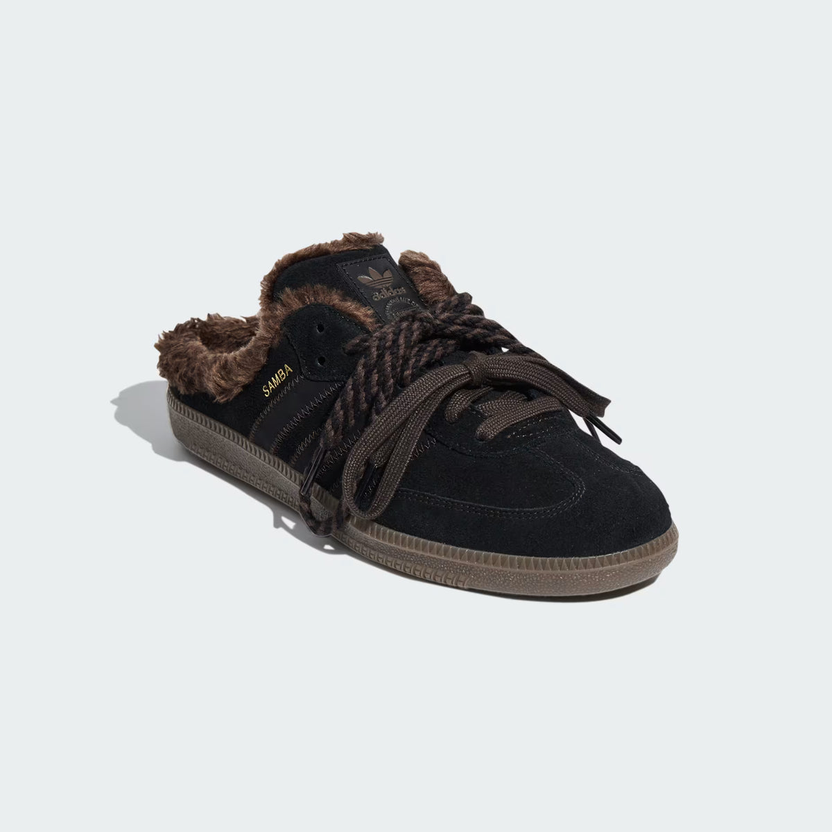 Samba OG Mule Shoes – Black & Dark Brown