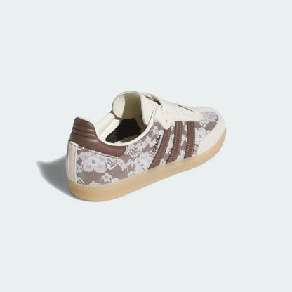 Samba OG Shoes – Cream White & Brown Floral