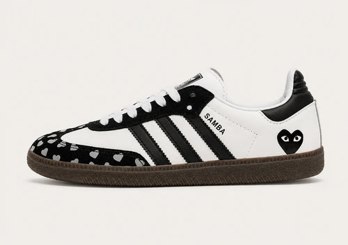 Samba X Cdg White/Black