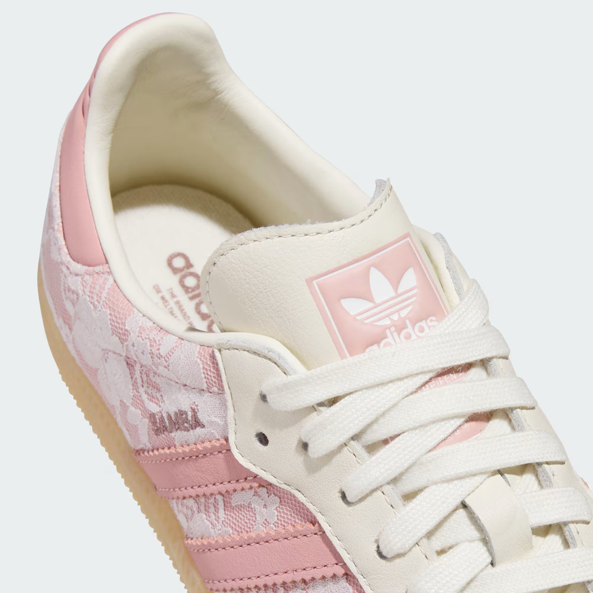 Samba OG Shoes – White &amp; Pink Floral