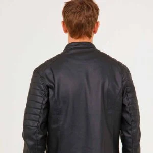 Jacket skinny fit  white off green